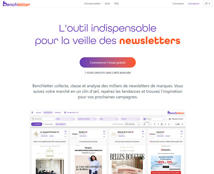 benchletter screenshot 1